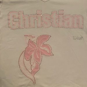 Dior tee shirt! Never worn with ribbon